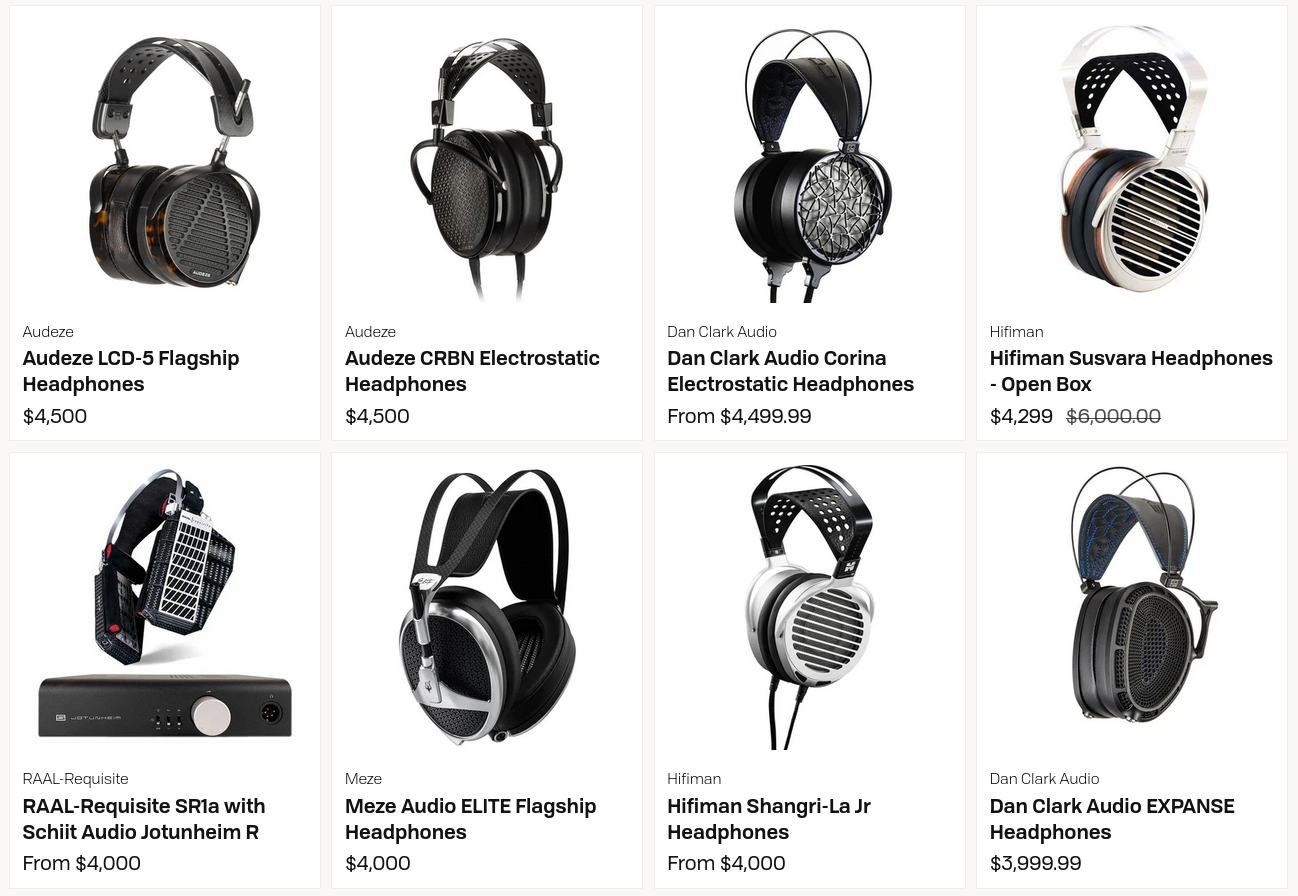 Figure 3: headphones.com catalog