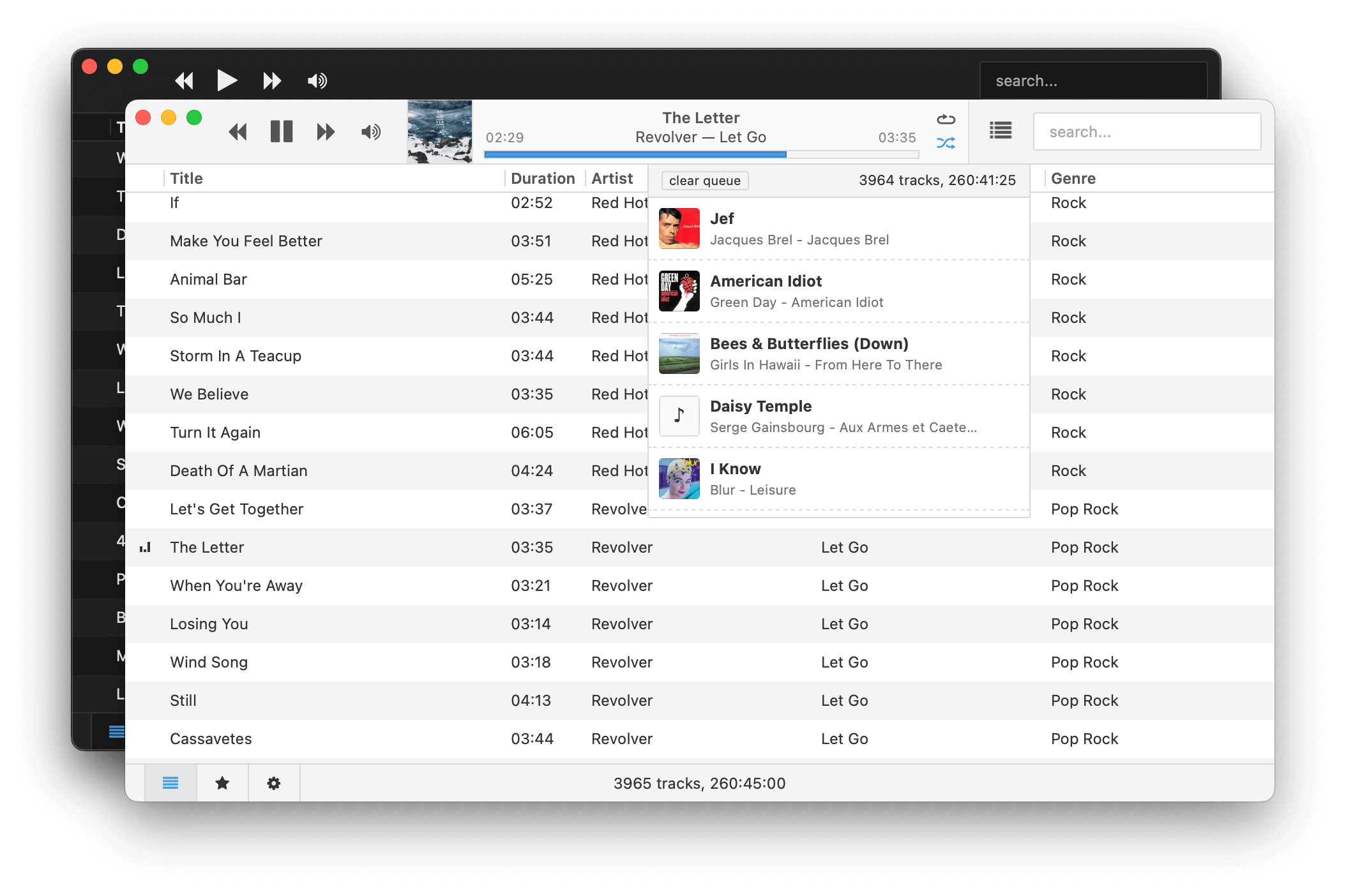 Figure 6: Museeks screenshot from the project GitHub repo